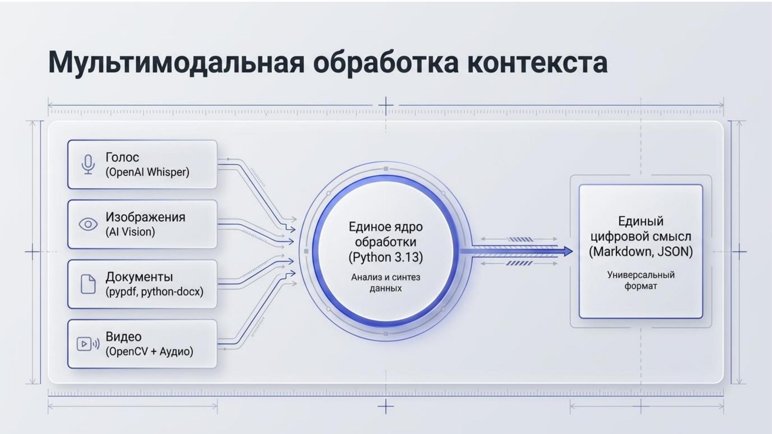 Мультимодальная обработка контекста